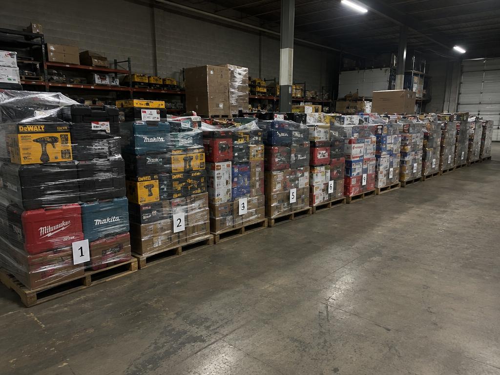 Power Tools & Hardware β 13 Pallets